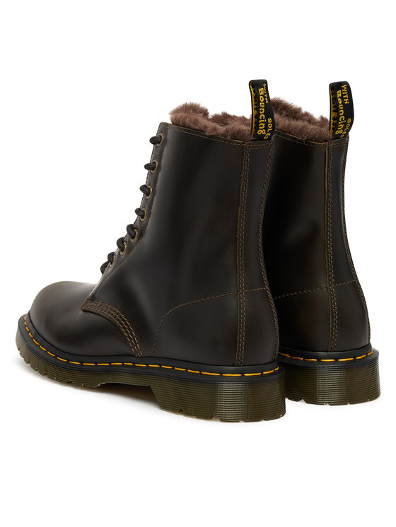 Dr. Martens Dr. Martens Kotníková obuv 1460 Pascal Bex Fl DM41414020 Hnědá