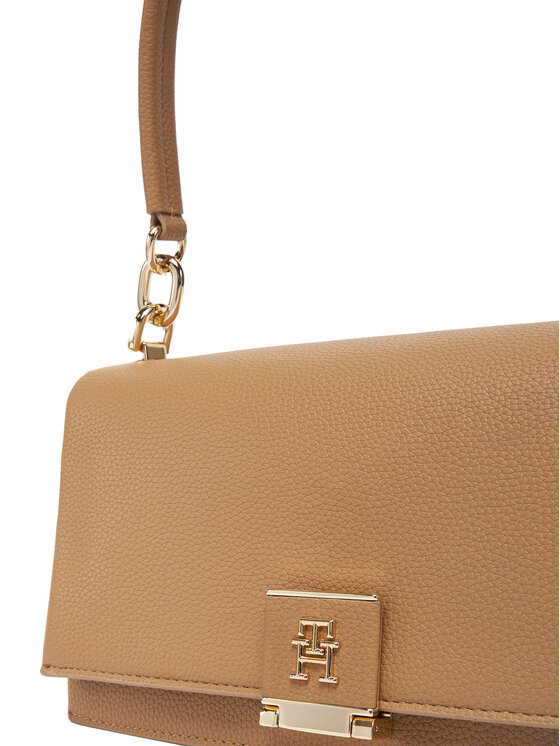 Tommy Hilfiger Tommy Hilfiger Torbica Th Her Med Crossover AW0AW17216 Smeđa