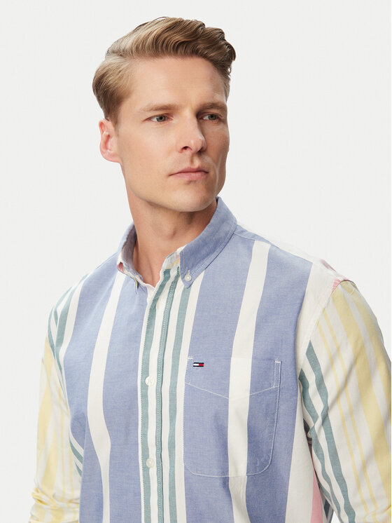 Tommy Jeans Tommy Jeans Camicia Oxford DM0DM23246 Multicolore Relaxed Fit