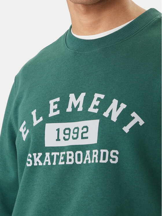 Element Element Pulóver Home Team Cr ELYSF00299 Zöld Regular Fit