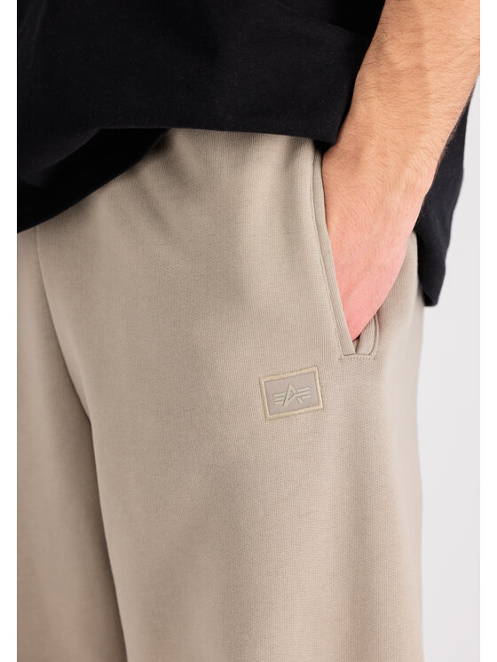 Alpha Industries Alpha Industries Joggery Alpha Essentials Rubber Logo Jogger Żółty Relaxed Fit