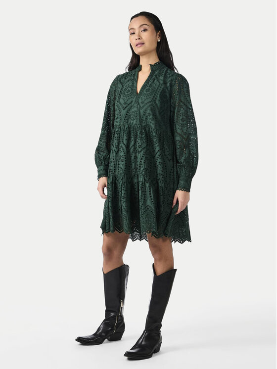 YAS YAS Sukienka codzienna Holi 26027162 Zielony Regular Fit