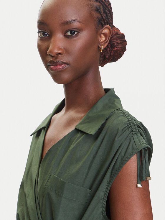 Marella Marella Vestito da giorno Rivera 2513221052 Verde Relaxed Fit