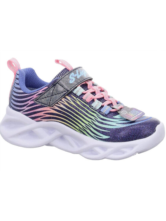 Skechers Skechers Sneakersy 302321L-NVMT Granatowy