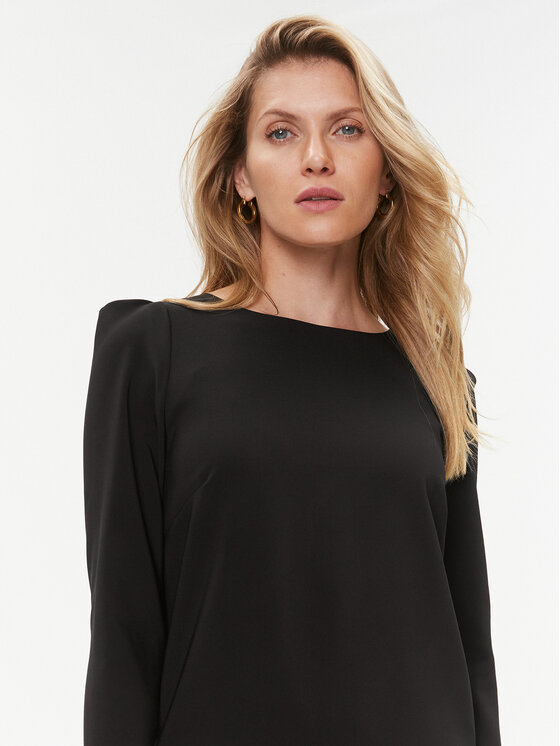 Rinascimento Rinascimento Vsakodnevna obleka CFC0115556003 Črna Regular Fit