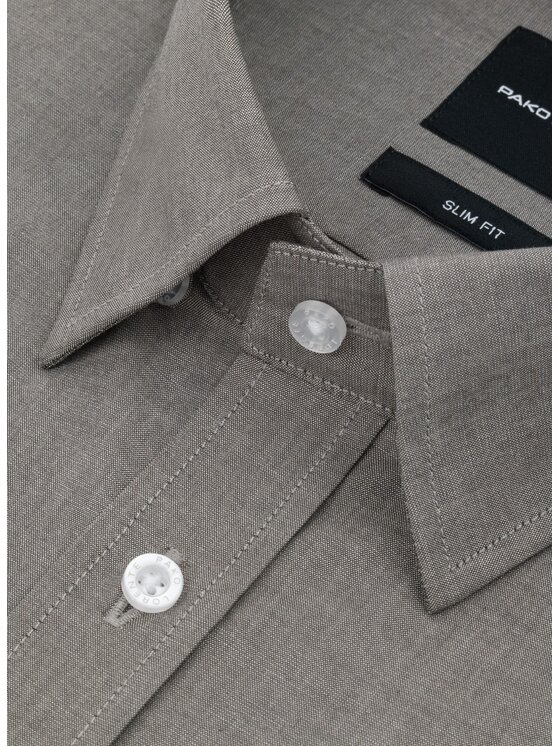 Pako Lorente Pako Lorente Koszula P26WF-1X-013 Brązowy Slim Fit