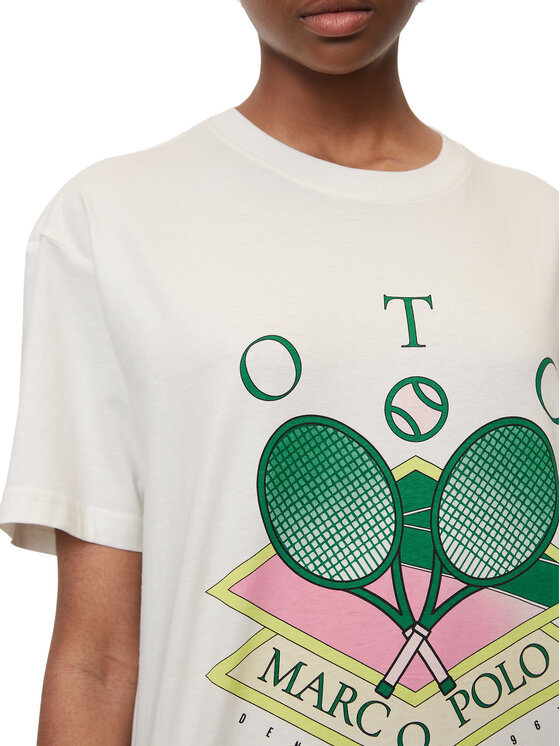 Marc O'Polo Denim Marc O'Polo Denim T-särk 343 2441 51201 Valge Loose Fit