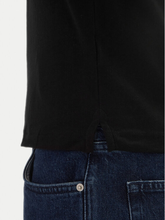Guess Guess Tricou polo M6GP66 K3070 Negru Slim Fit