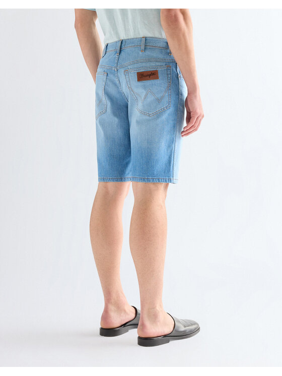 Wrangler Wrangler Szorty jeansowe TEXAS SHORTS Niebieski Straight Leg