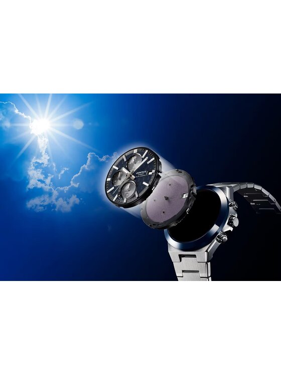 Casio Casio Zegarek EFS-S650D-2AEF Srebrny