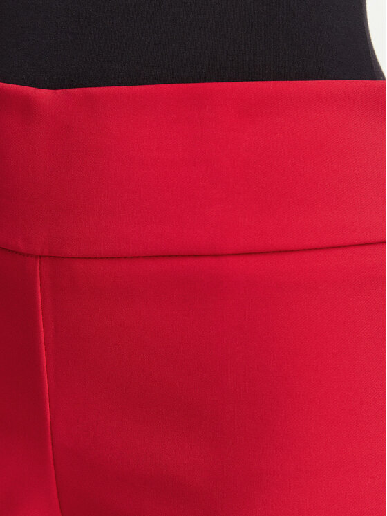 Rinascimento Rinascimento Spodnie materiałowe CFC0131084003 Czerwony Regular Fit