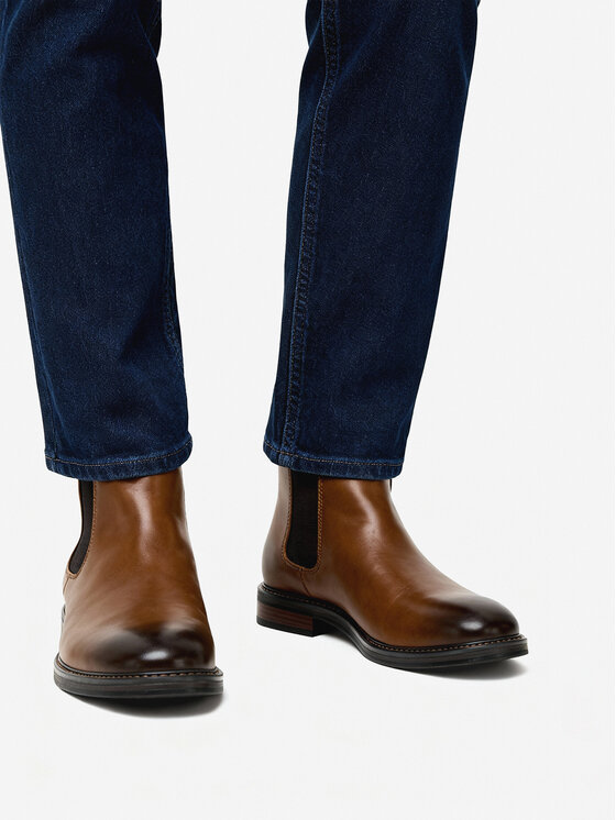 Lanetti Lanetti Klassische Stiefeletten CEO-1853 124AM Braun