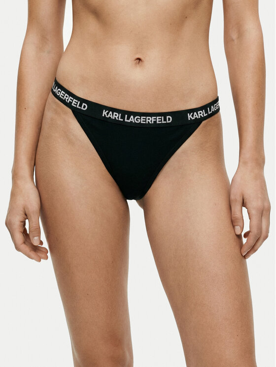 KARL LAGERFELD KARL LAGERFELD Komplet brazilskih hlačk﻿ B1W47032 Črna