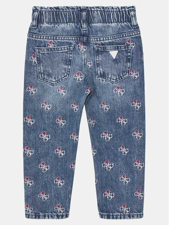 Guess Guess Jeans hlače K5RA04 D45E0 Modra Regular Fit