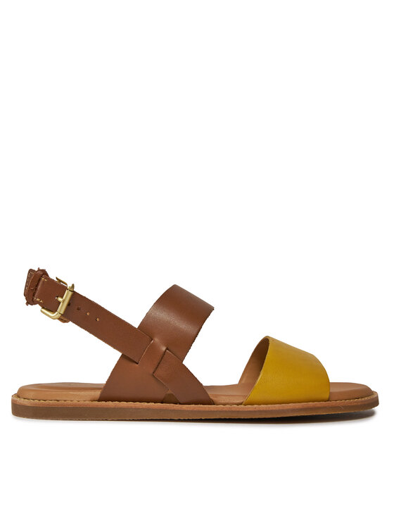 Sandales Clarks Karsea Ankle Cuir Brun - Taille 38 - Neufes Avec Boîte