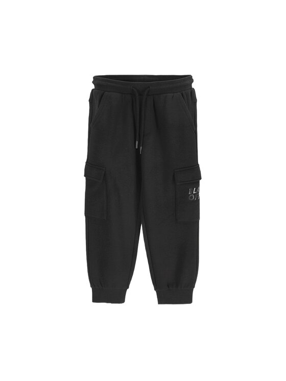 Coccodrillo Coccodrillo Spodnie dresowe ZC6120201GBK-021 Czarny Regular Fit