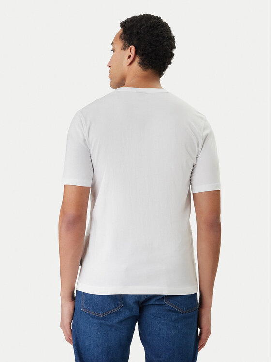 Bugatti Bugatti T-krekls 8350-95040 Balts Slim Fit