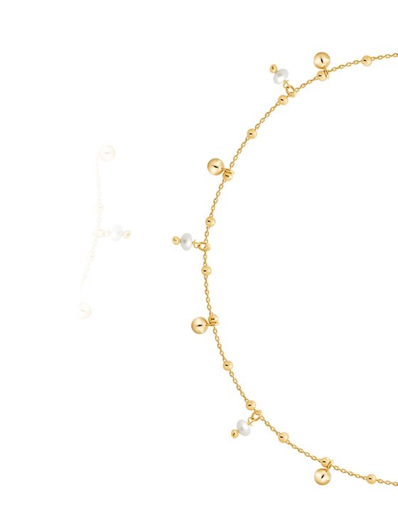 Leis Leis Collana PERLE Placcatura in oro giallo