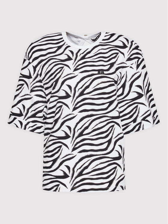 ROTATE ROTATE Bluse Fausta RT928 Weiß Regular Fit