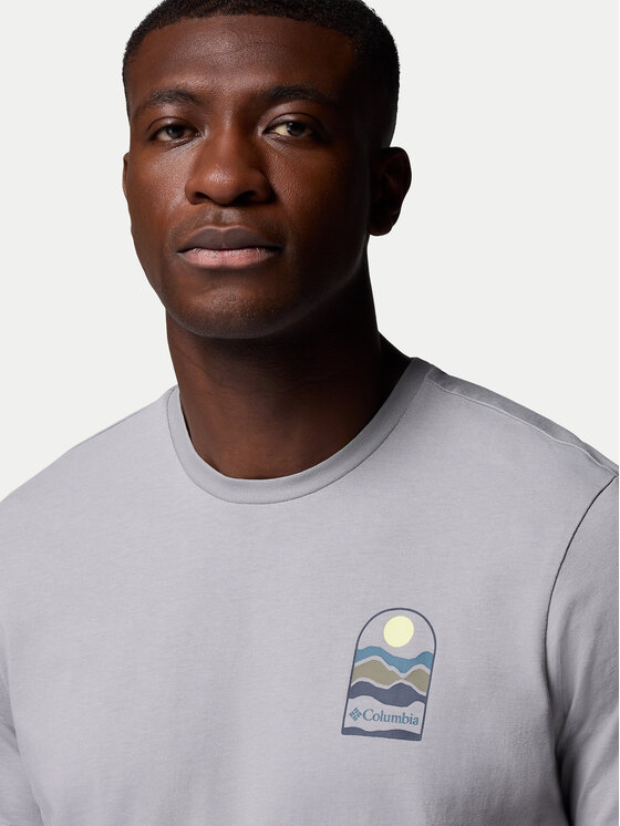 Columbia Columbia T-Shirt Explorers Canyon™ 2036451 Γκρι Regular Fit