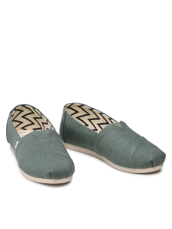 Toms Toms Туфлі Alpargata 10018279 Зелений