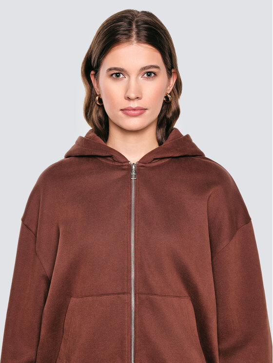 BIG STAR BIG STAR Bluza MARTA Brązowy Oversize