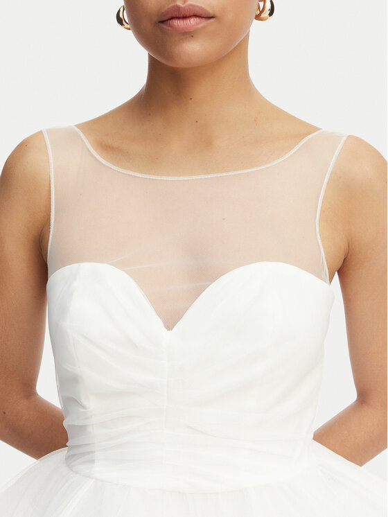 Bardot Bardot Coctailkleid Hilda Hoop 60223DB Weiß Regular Fit