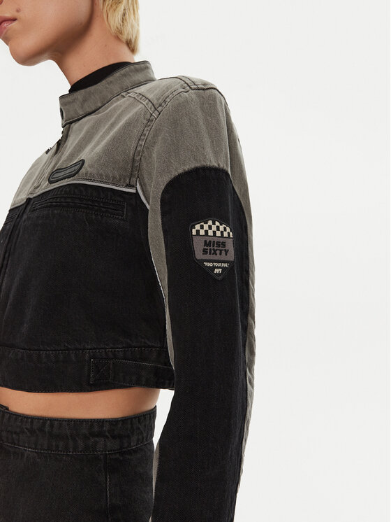Miss Sixty Miss Sixty Farmer kabát 6L3WJ4990000 Fekete Regular Fit
