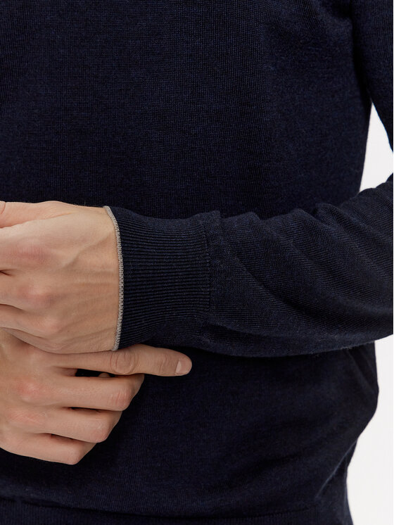 Aeronautica Militare Aeronautica Militare Pulover 232MA1388L415 Mornarsko modra Regular Fit