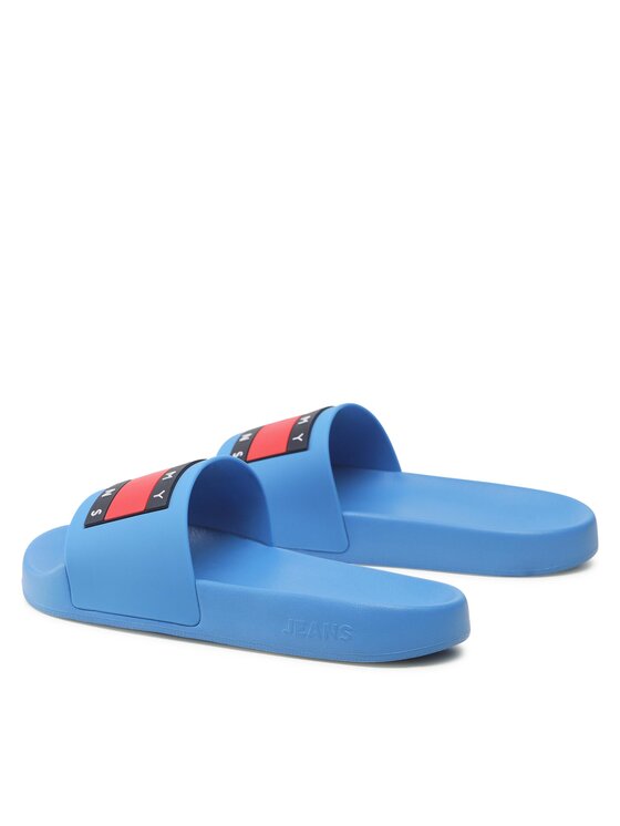 Tommy Jeans Tommy Jeans Παντόφλες Flag Pool Sld Ess EN0EN02115 Μπλε