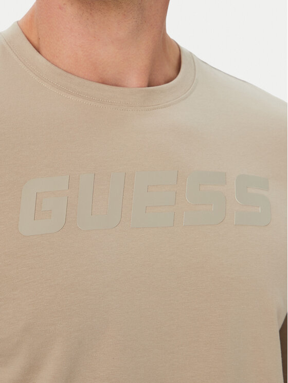 Guess Guess T-Shirt Z6YI26 K5090 Béžová Regular Fit
