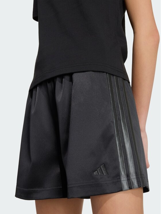adidas adidas Szorty materiałowe 171123 Czarny Loose Fit