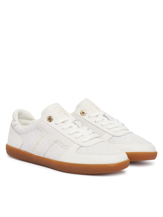 Tommy Hilfiger Tommy Hilfiger Sneakersy Th Tribeca Sneaker Monogram FW0FW09691 Biały
