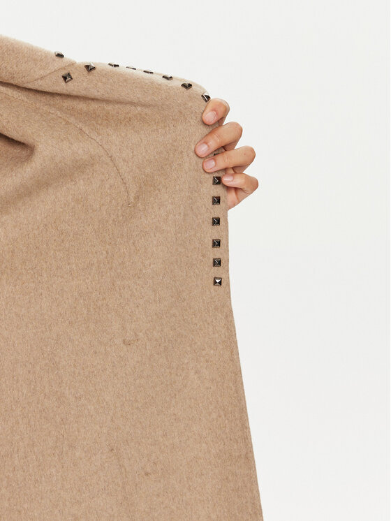 ViCOLO ViCOLO Wollmantel TS0032 Beige Regular Fit