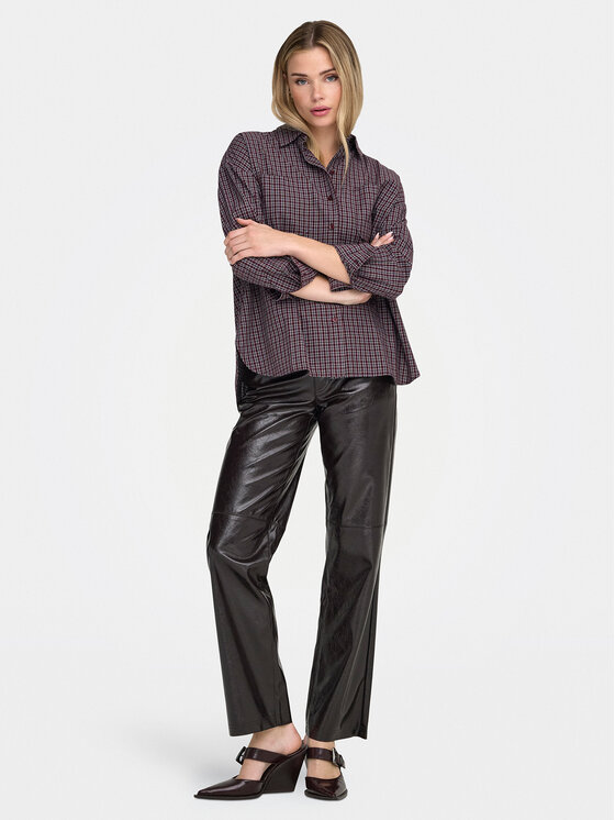 ONLY ONLY Marškiniai Fenna 15375372 Violetinė Oversize