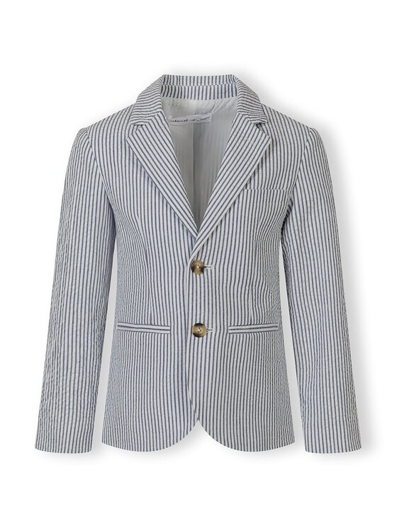 minoti minoti Marynarka 29FORMAL252 Granatowy Regular Fit