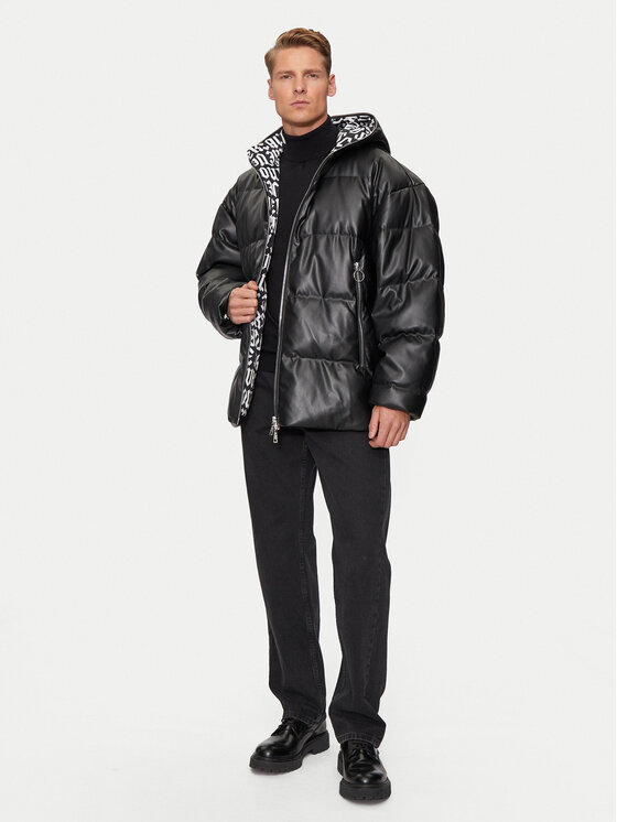 Versace Jeans Couture Versace Jeans Couture Пуховик 77GAU421 Чорний Loose Fit