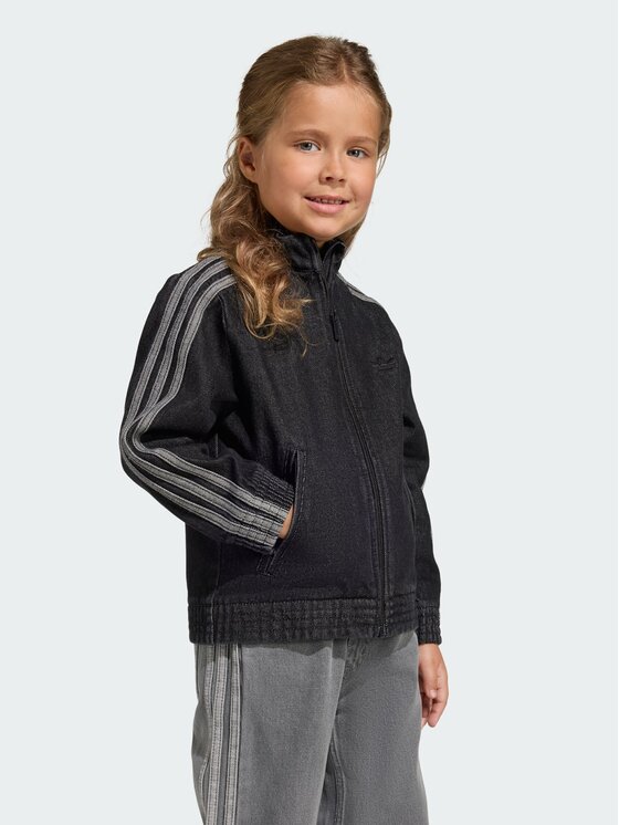 adidas adidas Bluza Firebird Czarny Loose Fit