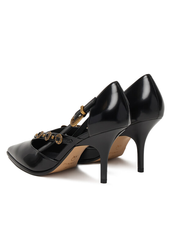 PINKO Pantofi cu toc subțire Lady 02 SD0495 E037 Negru | Modivo.ro
