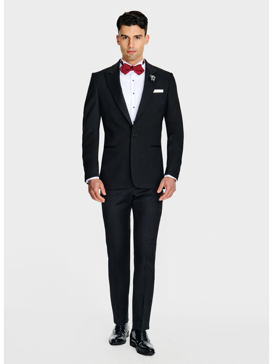 Pako Lorente Pako Lorente Marynarka P26SP-3S-002 Czarny Slim Fit