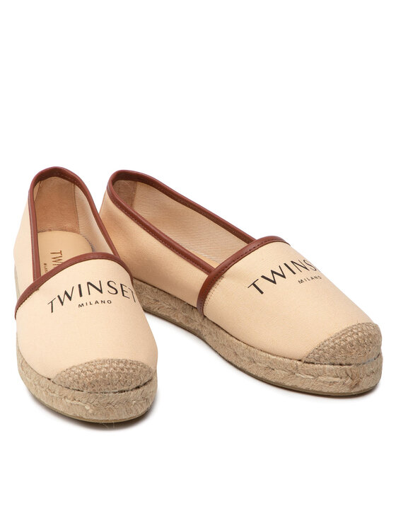 TWINSET TWINSET Espadryle 221TCT090 Beżowy