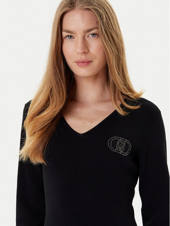 Liu Jo Liu Jo Φόρεμα υφασμάτινο TF5253 MS63L Μαύρο Regular Fit