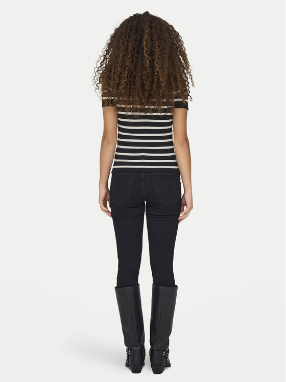 JDY JDY Тишърт Cirkeline 15307860 Черен Slim Fit