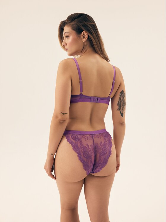 Esotiq Esotiq Biustonosz push-up 42244 Fioletowy
