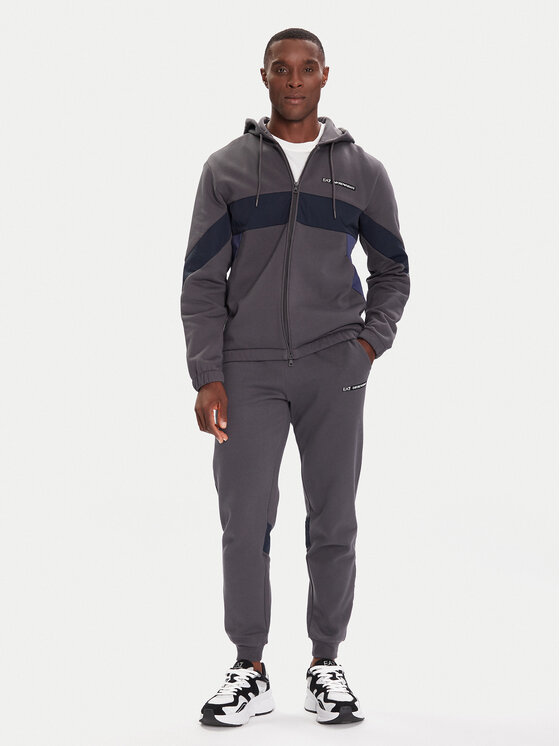 EA7 Emporio Armani EA7 Emporio Armani Tepláková souprava 7M000940 AF10377 U8117 Šedá Modern Fit