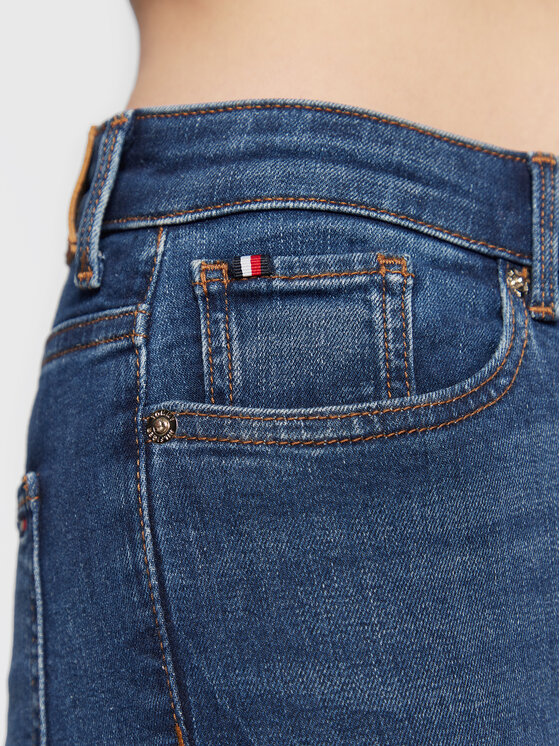 Tommy Hilfiger Tommy Hilfiger Jeansy WW0WW37498 Niebieski Bootcut Fit