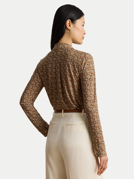 LAUREN RALPH LAUREN LAUREN RALPH LAUREN Marškiniai 200980178001 Smėlio Slim Fit