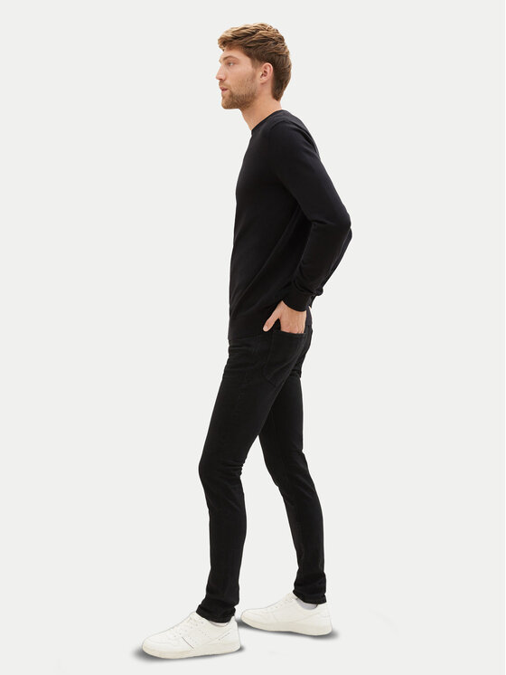 Tom Tailor Tom Tailor Jeansy Troy 1021160 Czarny Slim Fit