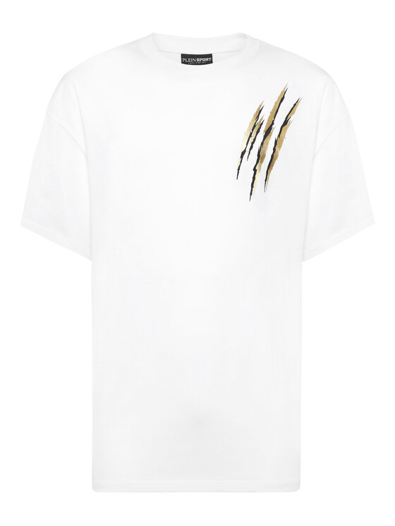 Plein Sport Plein Sport T-shirt 24083 Bianco Regular Fit