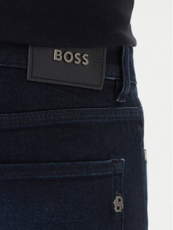 BOSS BOSS Džínsy H-Delaware 50555263 Tmavomodrá Slim Fit